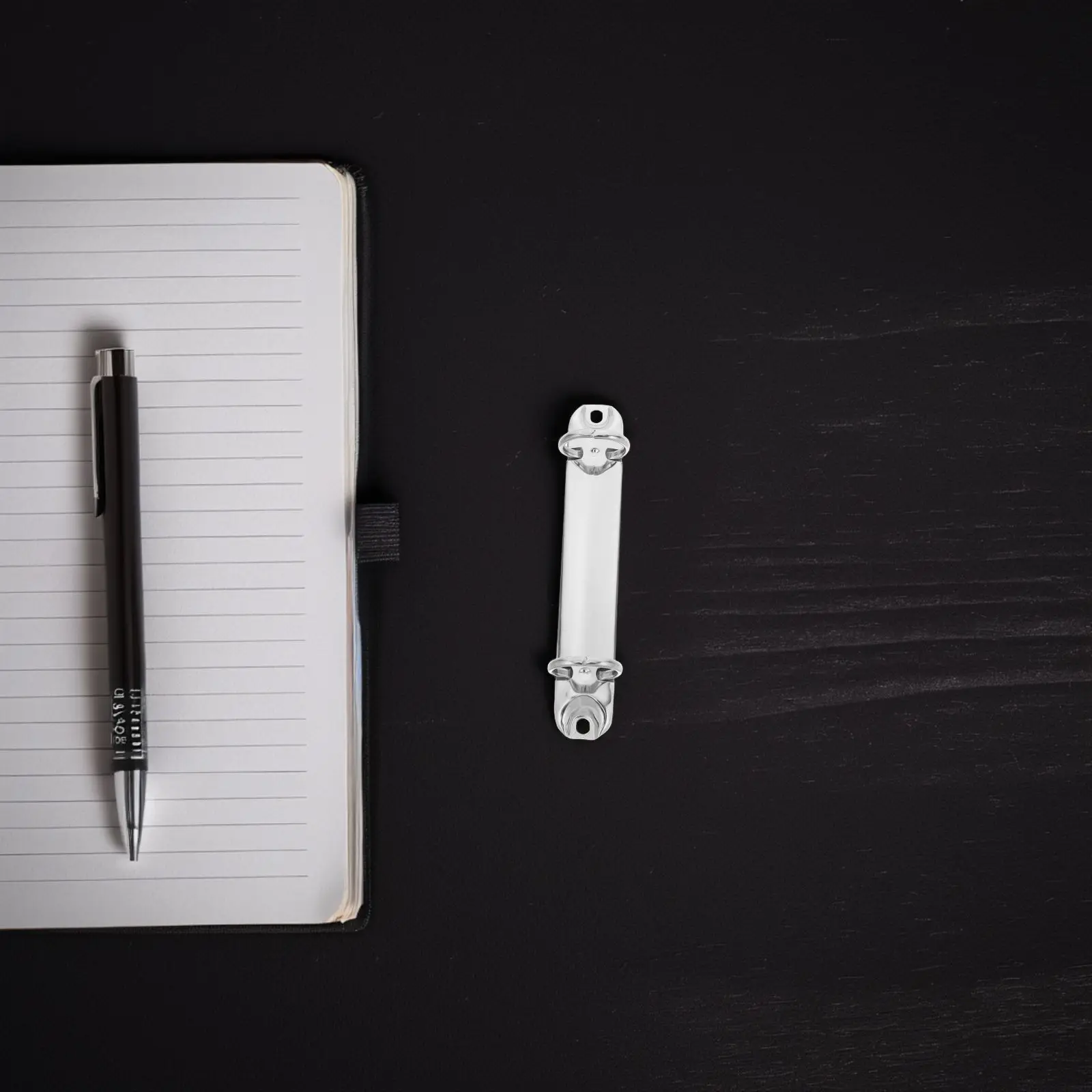 Loose-leaf Binder Clasp Metal Rings Gold Iron Clip Replacement Kit 2-ring DIY Notebook Document Binder Silver Metal BookBinder