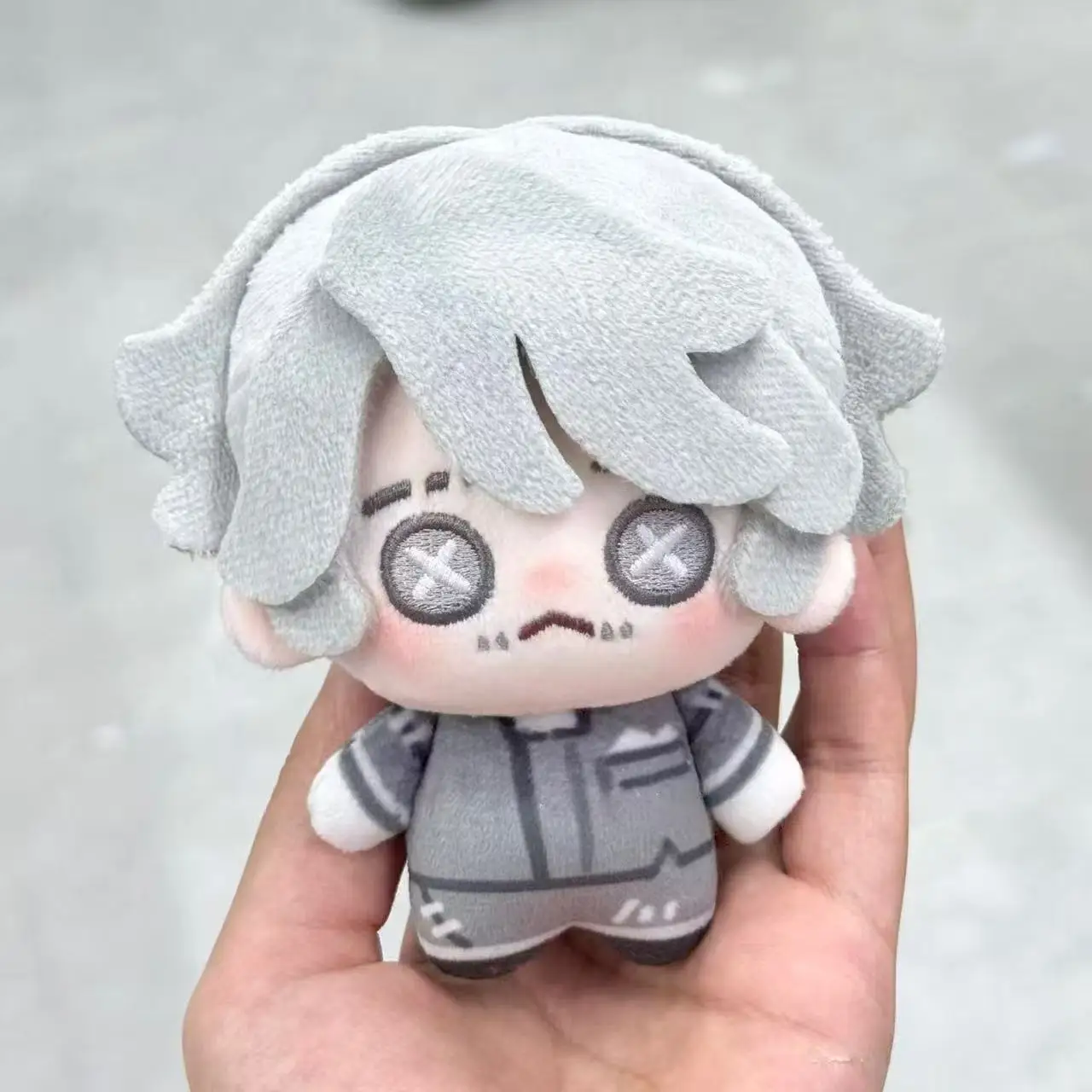 

Cute Identity V Embalmer Aesop Carl Anime Plush Print Body Cosplay Stuffed Cotton Doll Pendant Keychain Toy Dolls Xmas Gift 10CM