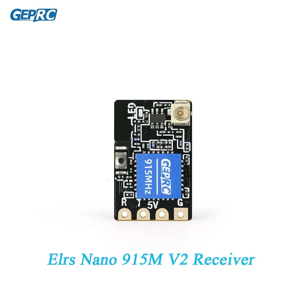 

GEPRC ELRS Nano 915M V2 Receiver ExpressLRS NANO Open-Source 915MHz/868MHz LongRange Suiable for DIY RC FPV Quadcopter Drone