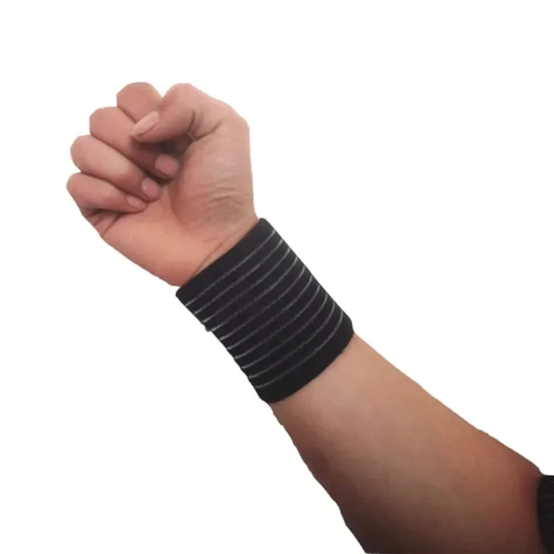 Verstellbare elastische Handgelenkbandage, Kompressions-Handgelenkband für Sport und Fitness, Handgelenkschutz für Männer und Frauen, Gewichtheben, Basketball – Detail 4