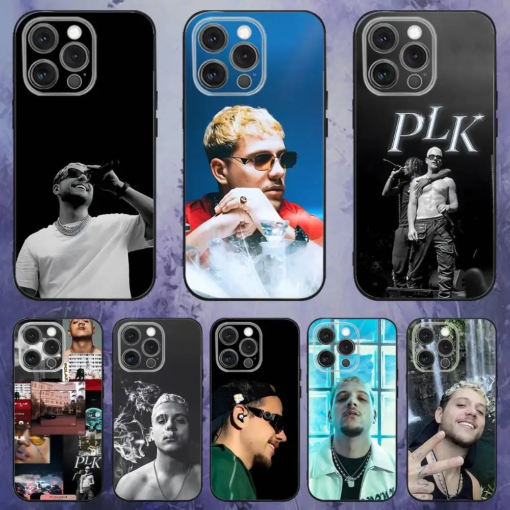 

PLK French Rapper Mathieu Phone Case For iPhone 17,16,15,14,13,12,Pro,Max,Plus,E,SE4,Air,Mini Black Soft Box