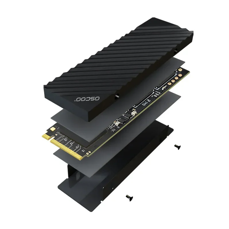 OSCOO M.2 NVMe Ssd Drive Internal Solid-state 4TB SSD kompatibel dengan Playstation 5 hingga 7500 MB/dtk Ssd Gaming Internal