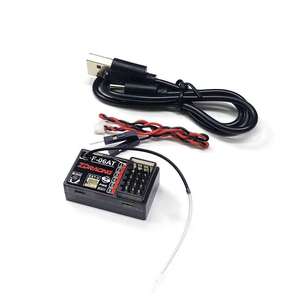 Originele ZD RACING 6CH 2.4G afstandsbediening en ontvanger voor RC voertuigen Crawler auto boten tank speelgoed