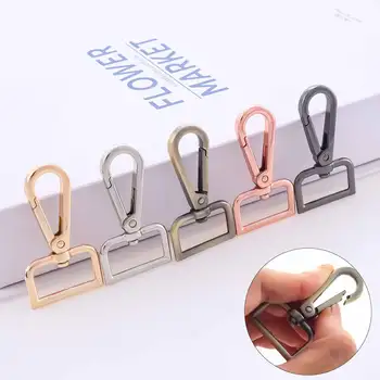 5pcs Metal Swivel Clasp Lobster Dog Collar Snap Hooks Bag Strap Buckles Key Belt Clip…