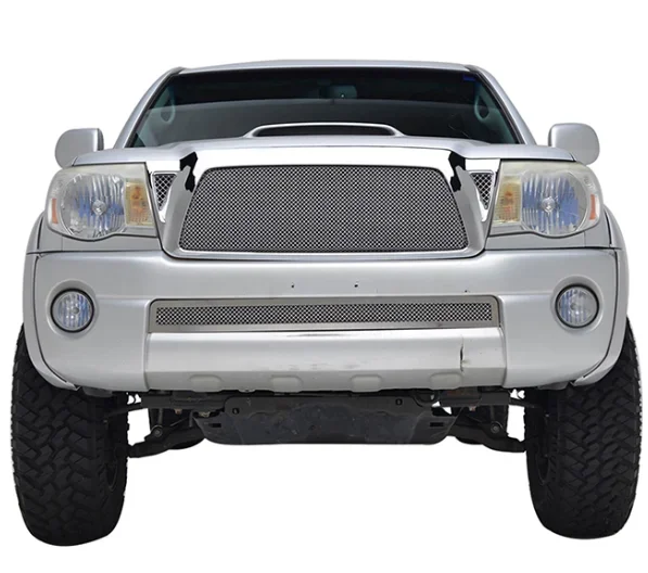 Popular Stainless Steel Wire Mesh Replacement Grilles Black Front Chromed Grill For Tacoma 2005-2011