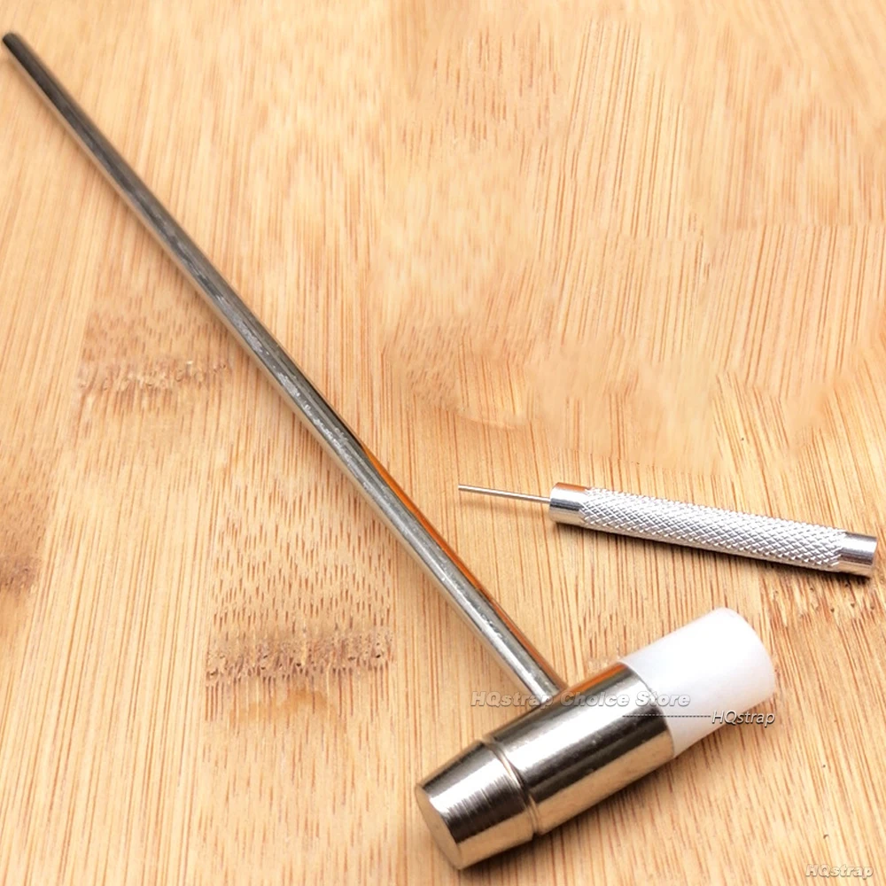 Watchmaker Watch Repair Repairing Tools Watch Strap Remover Opener Fixed Base Set Professional Hammer Disassembly Tool
