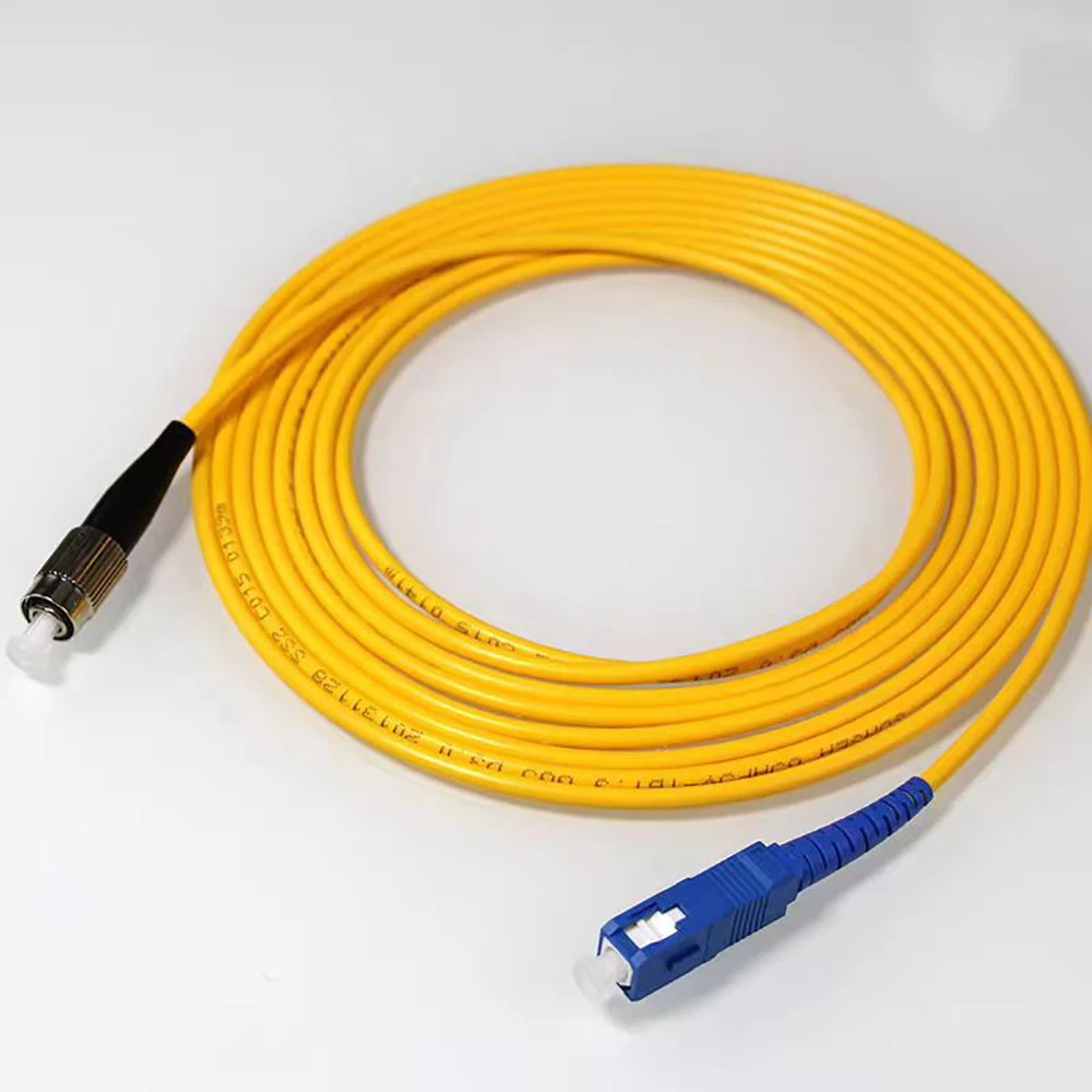 FC/UPC-SC/UPC Patchcord światłowodowy 3M (2,0 mm)/5 M (3,0 mm)/10 M (3,0 m) SM Simplex Core Światłowodowy kabel internetowy Fibra Optica