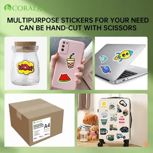 Selbstadhäsive selbstadhäsive Cararaljet -Wasserdichtung, hell, hohe Qualität, A4, 4x5, A6, 20, 50 Blätter, 8,3 Drucker, 8,3 8 Hauptverkauf A4 500 Blätter - №1