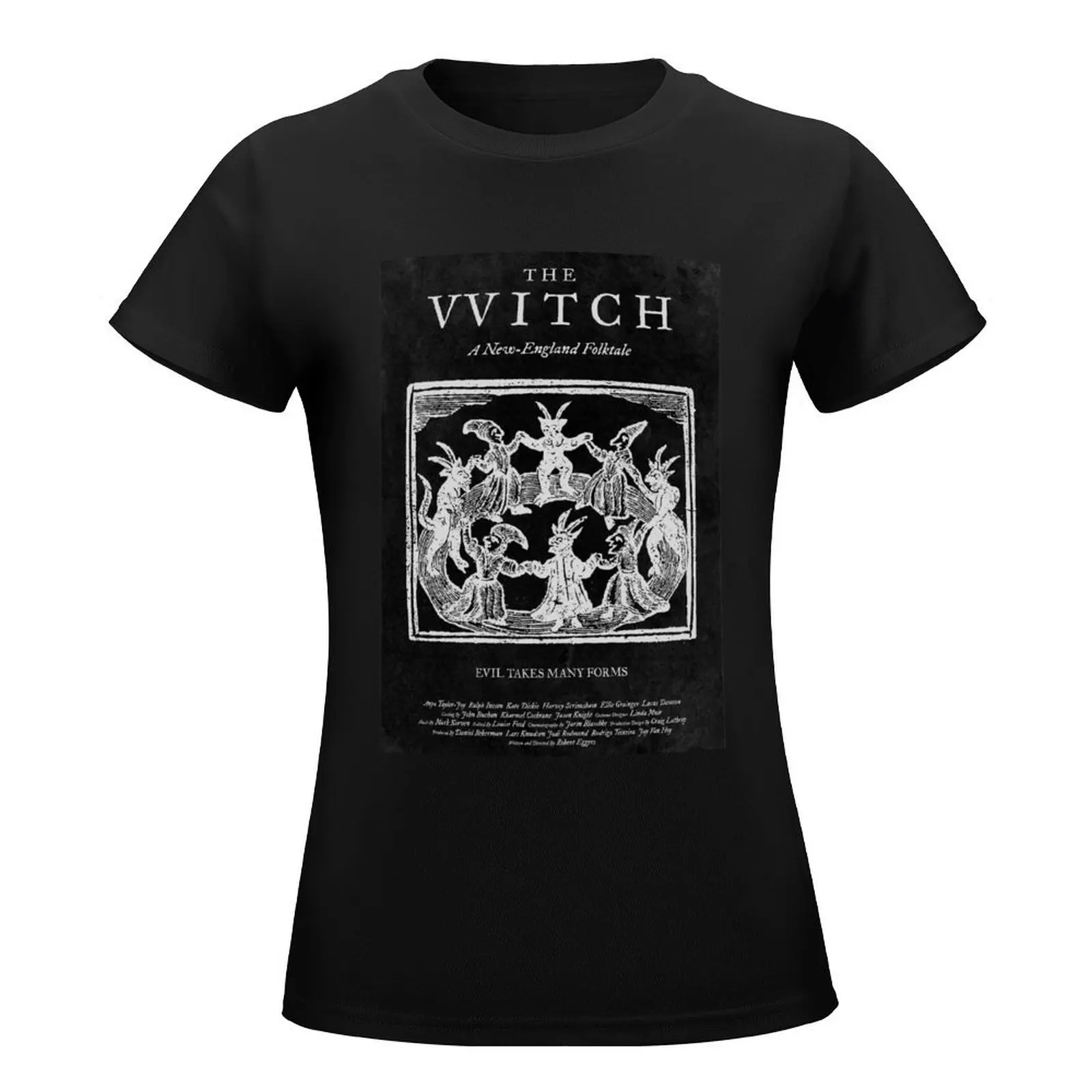 The Witch Film Movie Poster Black Phillip Thomasin VVitch T-Shirt funny tops t shirt Women