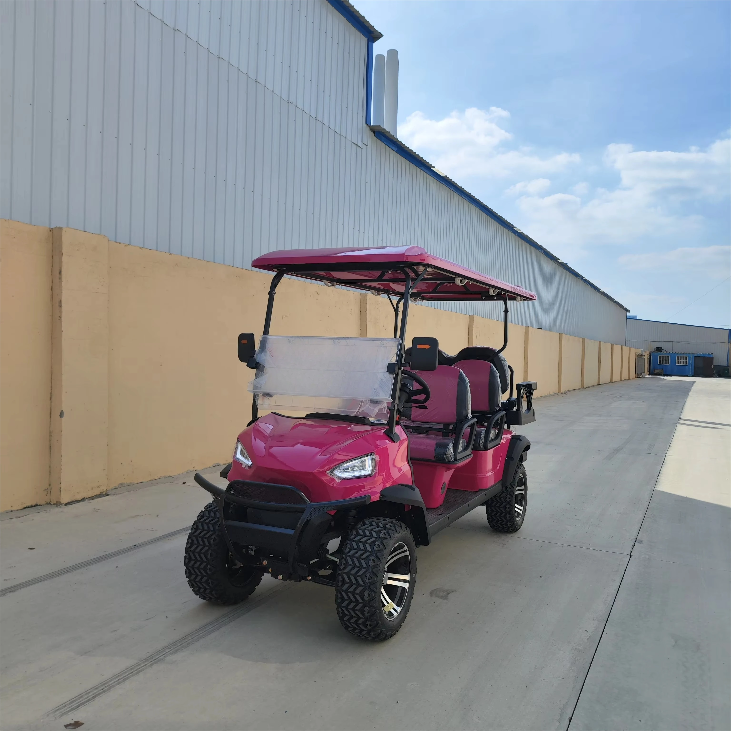 عربة جولف إسعاف قانونية للشارع الكهربائية عالية الجودة مكونة من 6 مقاعد في الصين تعمل بجميع الأجهزة مع صندوق شحن متاح للبيع