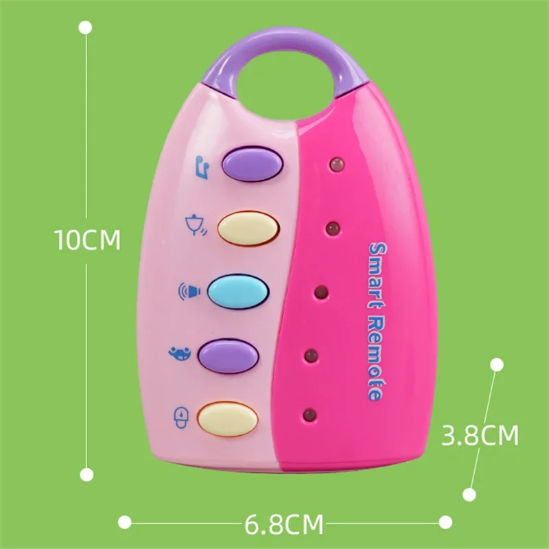 Baby Early Education With Lights And Music Simulation Car Key Simulation Car Sound Effect Early Education Educational Fun Toys