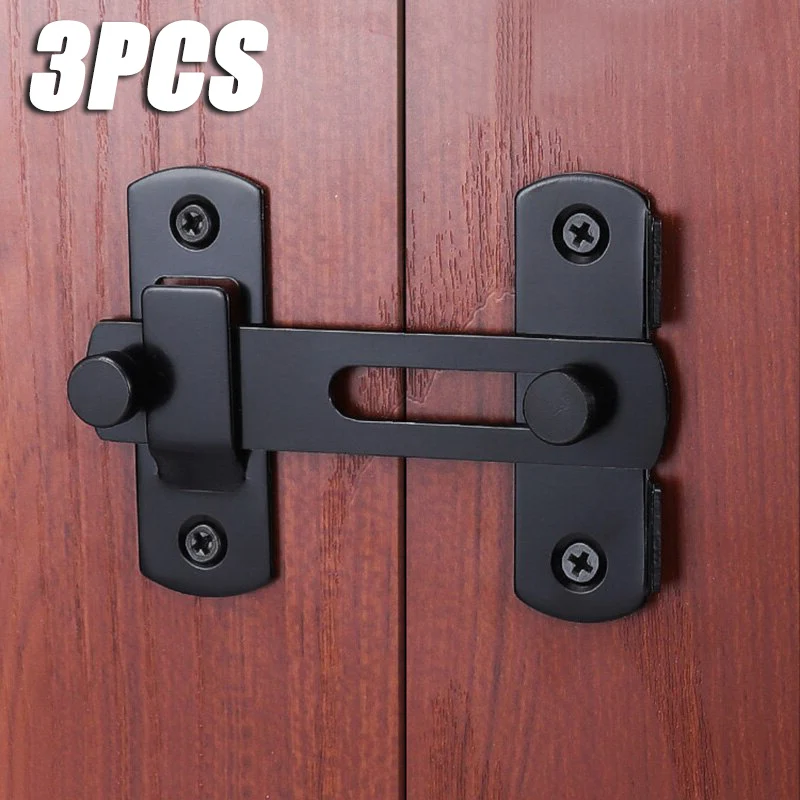 Sliding Barn Door Latch Sliding Right Angle Door Latch Door Bolt Wine Cooler Closet Window Door Latch Plug Baby Safety Latch