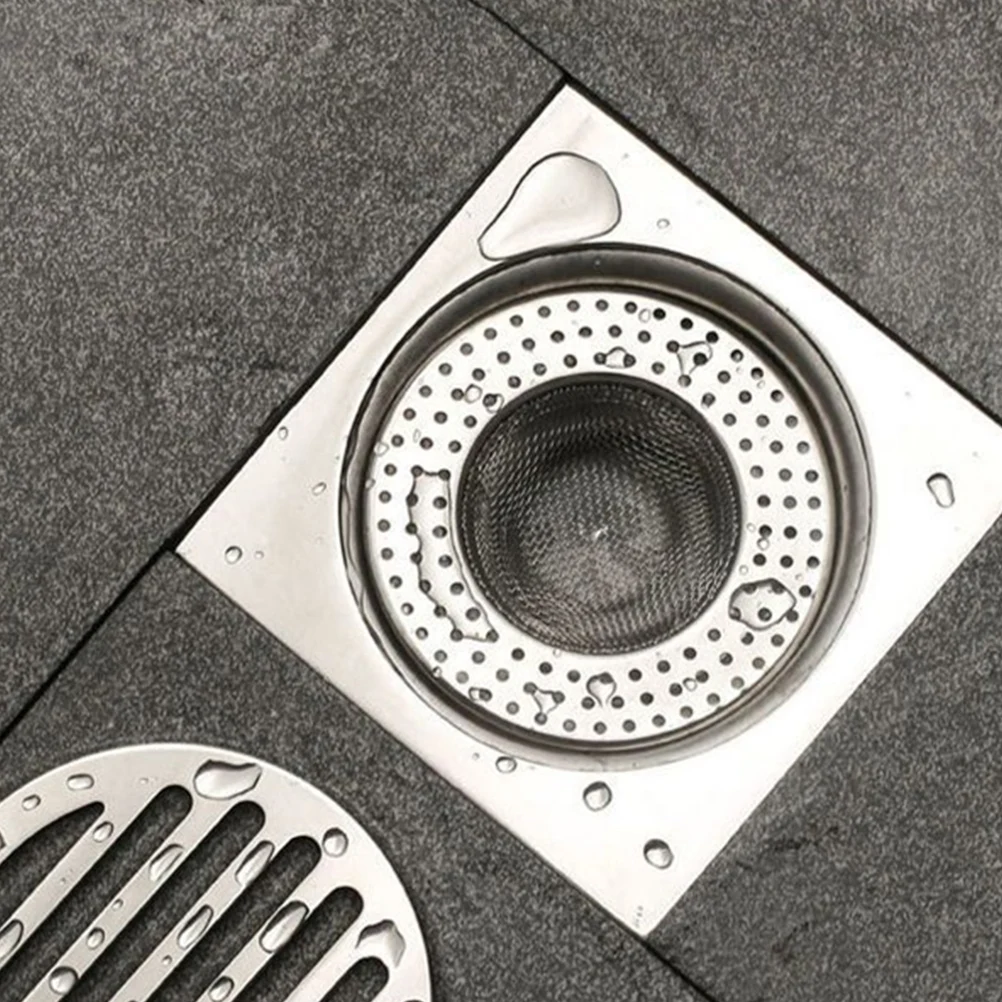 

2Pcs Sink Kitchen Sink Strainer Basket Stainless Steel Kitchen Bathroom Floor Drain Filter Anti Clog Odor Prevention