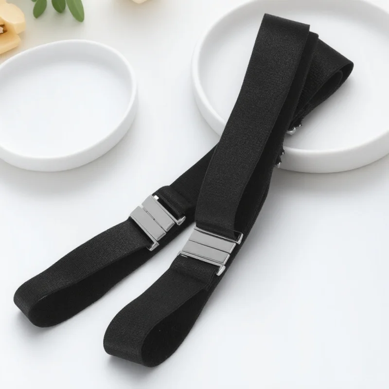 

2Pcs Adjustable Plus Size Garter Belts for Women High Elastic Non-Slip Sock Keepers Thigh Straps for Stockings Lightweight