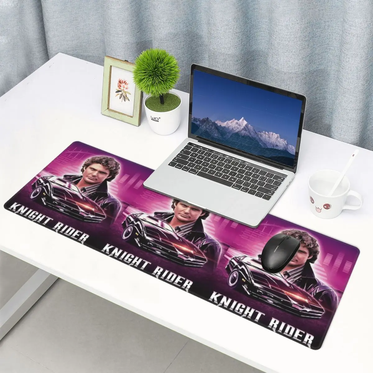 Large Mouse Pad Knight Rider Action Tv Series Gamer PC Laptop Mats Keyboard Carpet Computer Gaming Office Accessories Desk Mat