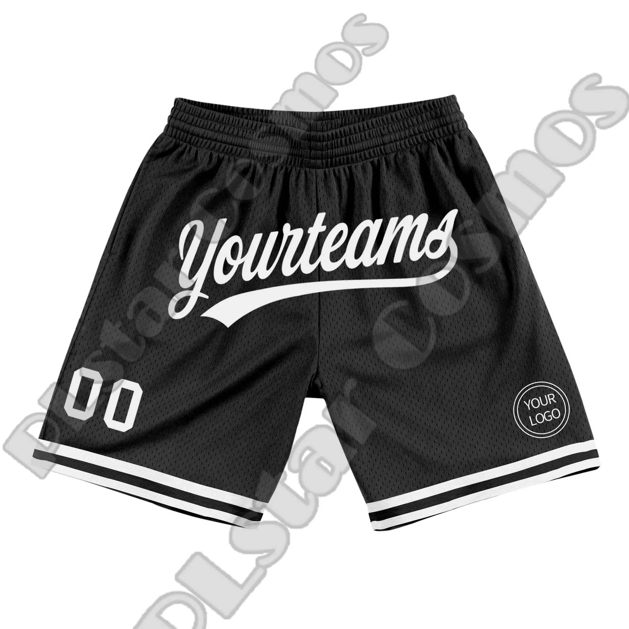 Custom Name Logo Team Number Basketball Shorts Pants Retro Breathable Mesh Sportswear 3DPrint Summer Harajuku Drop Shipping X6