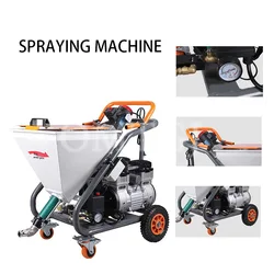 5000W 40L High Power Real Stone Paint Spraying Machine, Exterior Wall Putty Machine, High Pressure Paint Mortar Machine