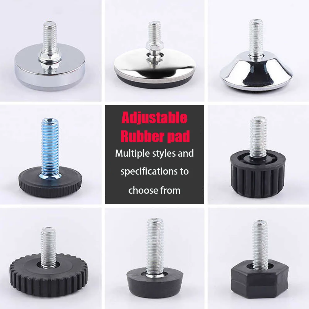 10Pc Furniture Table Rubber Sliding Foot Tip Cover Chairs Height Adjustable Leg Silicone Pad Levelling Feet Slider Protector Cap