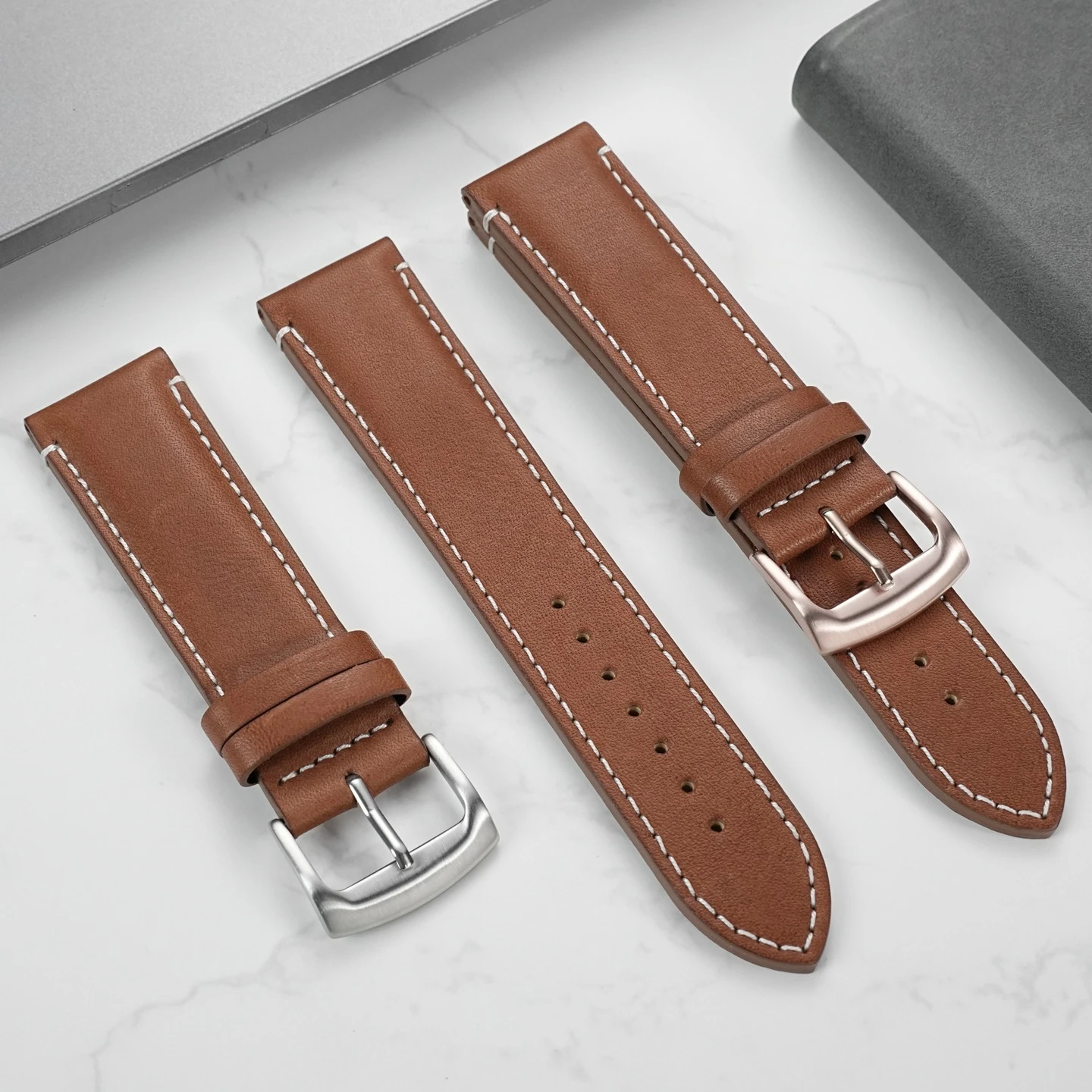 عالية الجودة جلد البقر سوار ل ميدو الملاح M026 سلسلة حزام M026430A الرجال البني 22 مللي متر حزام الساعات أوميغا تيودور حزام