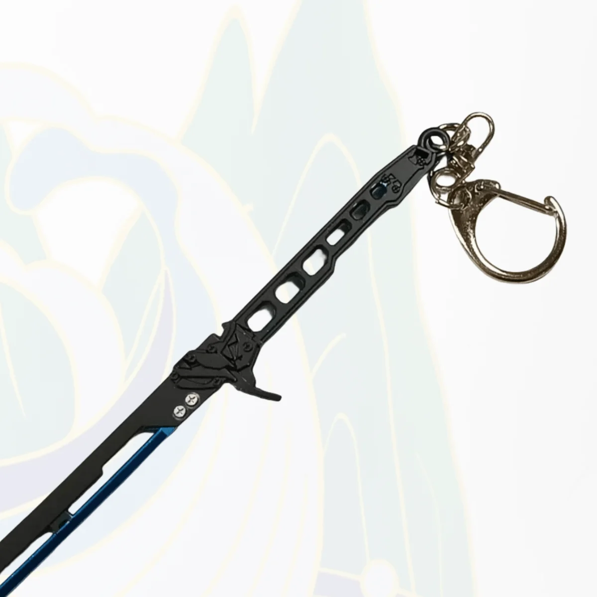 8.6inch Cyberpunk 2077 Metal Katana Sword Ninja Knife Original Samurai Sabre Japanese Katana Sabre Cosplay Accessories Prop Toy view 3