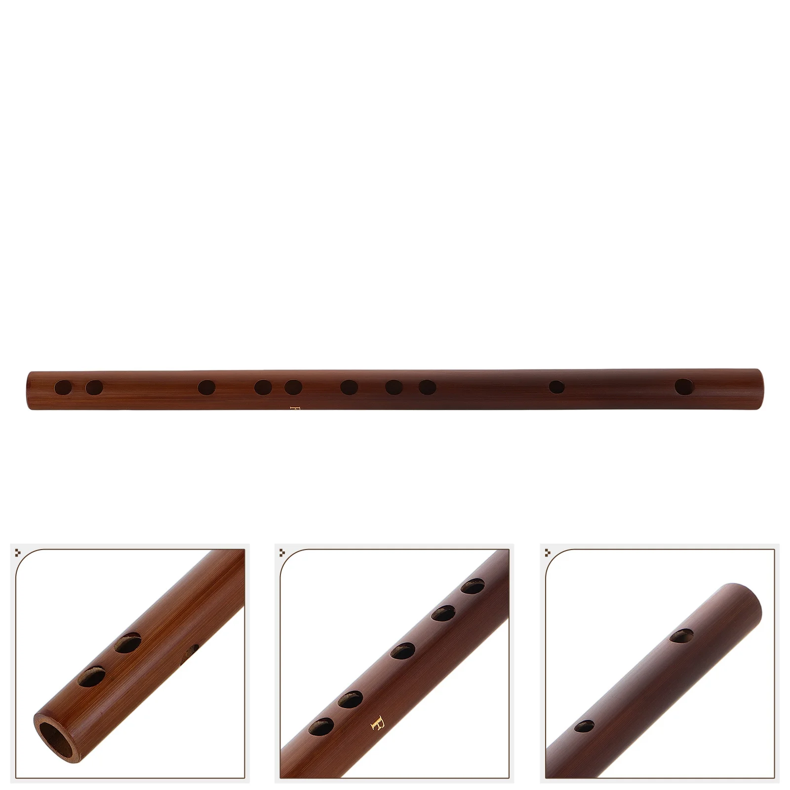 

1 set 1 Set F Key Bamboo Flute For Adults Beginner-Friendly Traditional Chinese Music Instrument Short Transverse Flute Woodwind