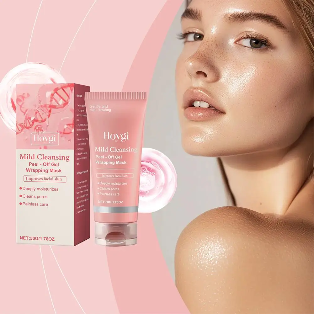 

50g Collagen Peel Off Mask Deep Cleansing Pores Oil Control Night Face Mask For Brightening Rejevenation Skin Care Y3S2