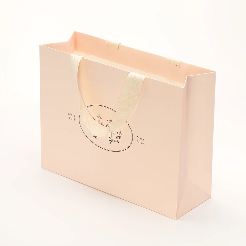

Custom Logo Luxury Art Paper Gift Bag for Jewelry Clothing Shopping Bags Coated with Ribbon Handle