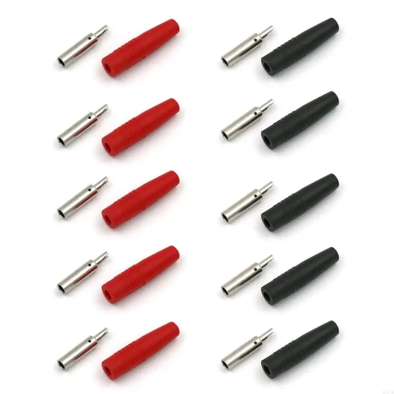 

4xfd Brass 4mm Banana Banana Isluled Gack Plug для мужского бананового кабеля кабеля