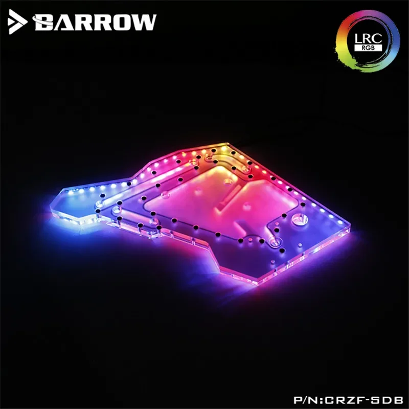 Barrow Distro Plate For Cougar Conquer Case,MOD Waterway Board Reservior PC Water Cooling CPU GPU System CRZF-SDB V2