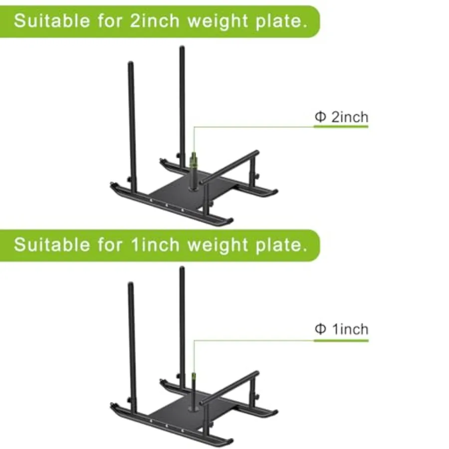 Trenó de Peso, Trenó de Fitness, Trenó para Treino de Força, Trenó para Treino de Velocidade - Equipamento de Treino de Peso de Alta Resistência para Músculos