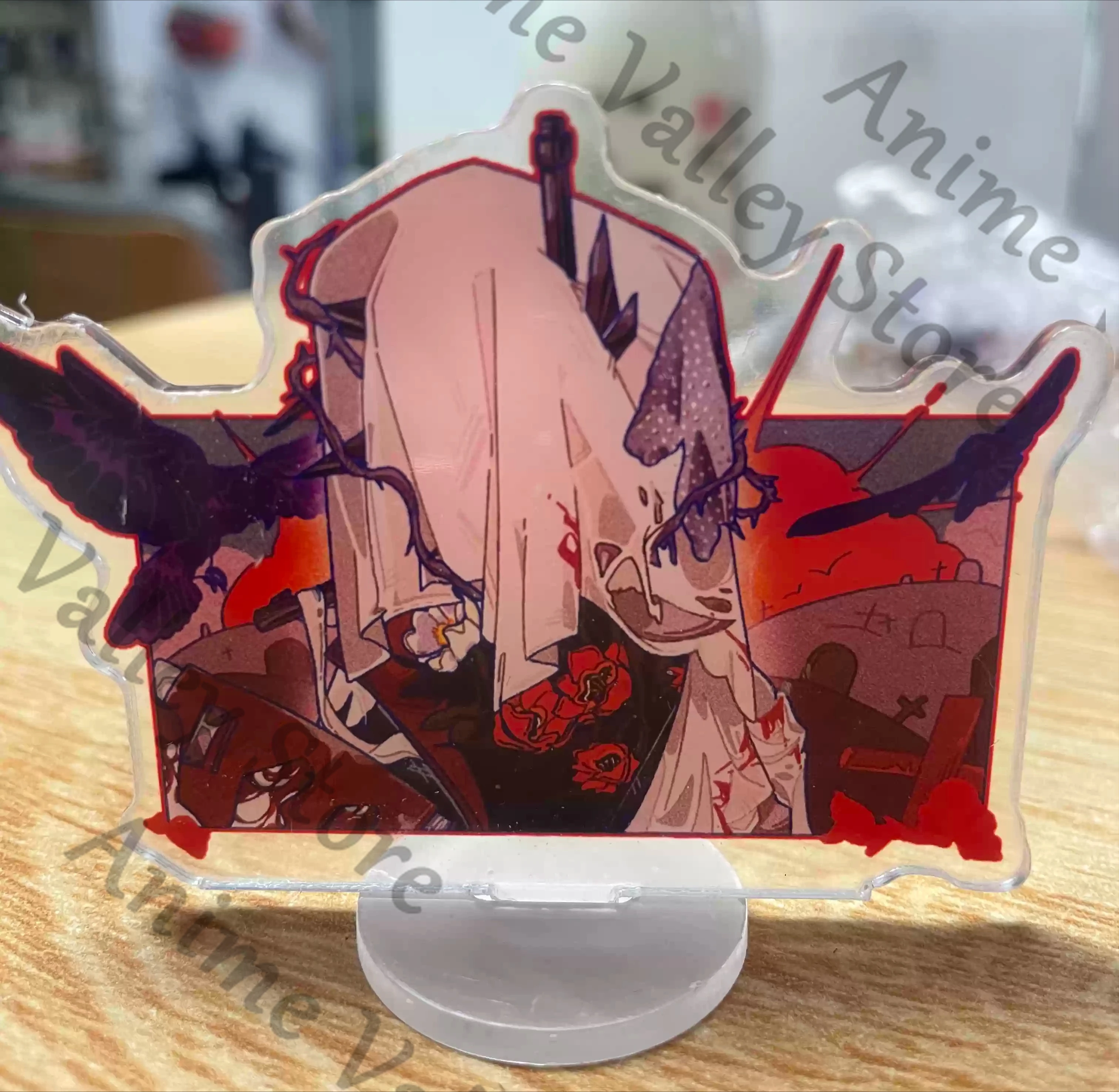 Anime Reverse:1999 Charon Cosplay - Letrero Acrílico de Eulogy, Figura de Dibujos Animados, Soporte de Escritorio, Adorno, Regalo