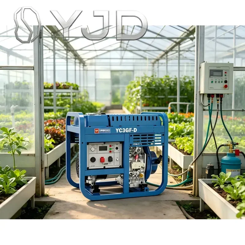 YJD Yuchai Silent Diesel Generator 2.8kW Portable Electric Start Open Frame Remote Control ATS Generator Set