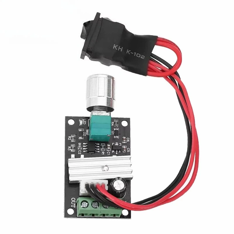 PWM DC Motor Speed Controller 6V 12V 24V 3A Forward Reverse Switch Adjustable Governor for DC Motors