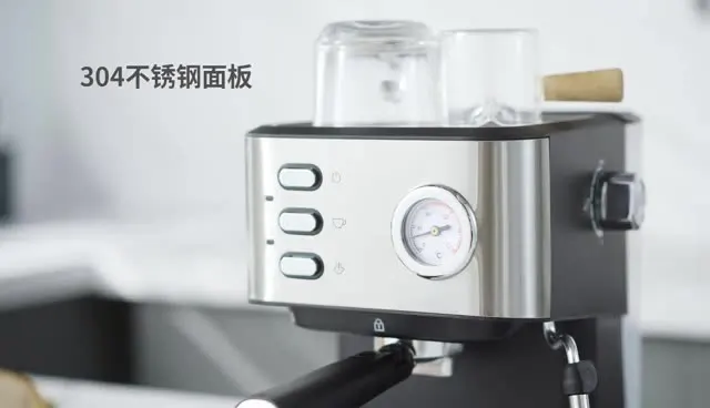 Coffee Maker Small Semi-automatic High-pressure Steam Type Integrated Coffee Pot for Making Milk and Foam for Household Use