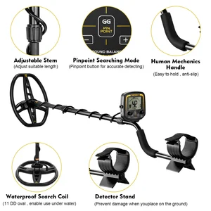 TX-850 LCD Digital Display Metal Detector For professional Underground Metal Detector Finder Gold Prospector Treasure Hunter
