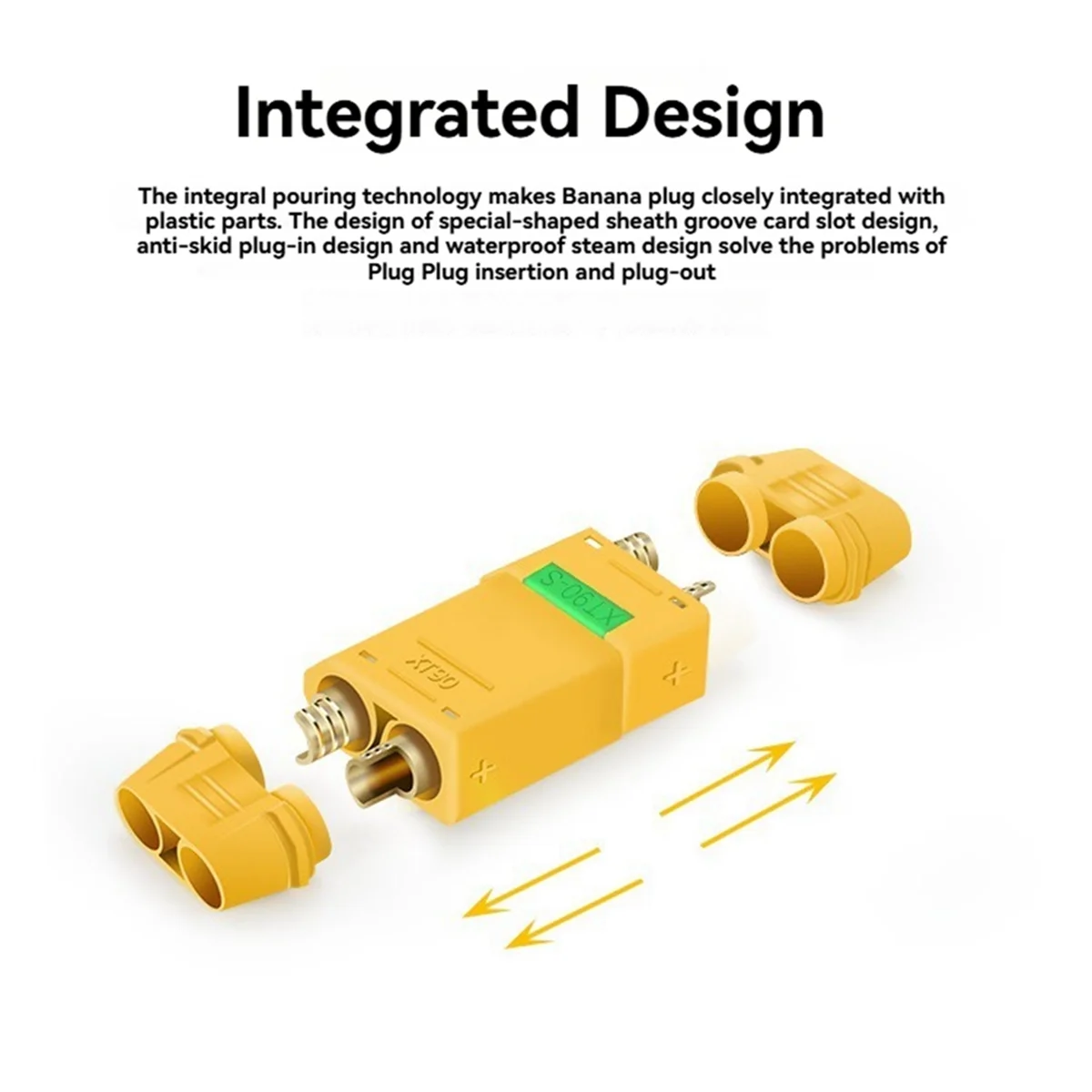 

N97R 10 Pairs XT90S XT90 Connector Anti-Spark Male Female Connector for Battery, ESC and Charger Lead
