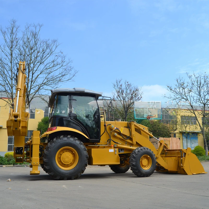 40-28 Two busy digging and loading integrated machine EPA emission backhoe loader