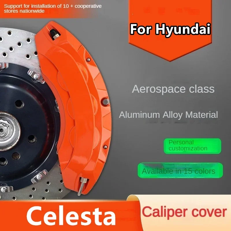 For Hyundai Celesta Aluminum Car Brake Caliper Cover 2016 2017 2018