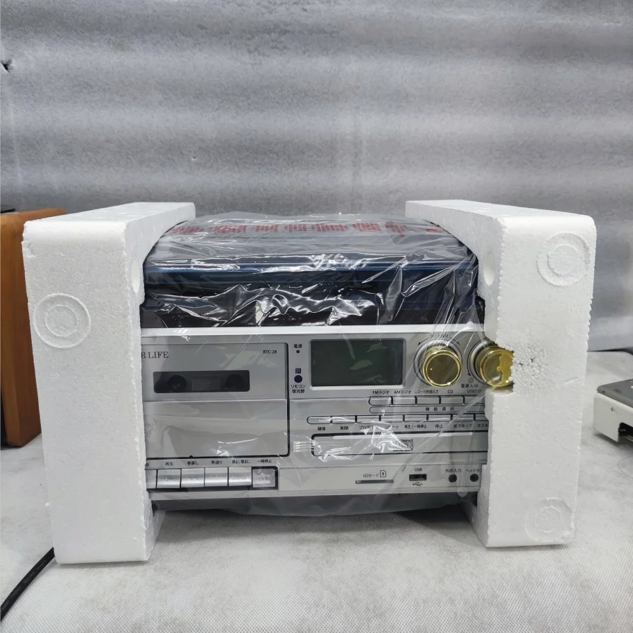 CE Free Customs Clearance Vinyl Record Player With CD Player Cassette Recording And Player USB SD FM Radio