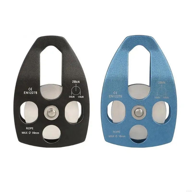 

2025 New Rock Climbing Pulley High Strengths Aluminum Alloys Pulley Outdoor Pulley