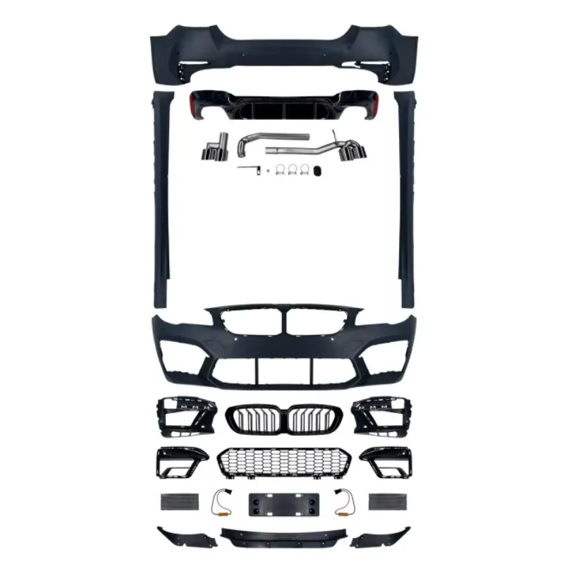 

Zuimi High-endFor 5 Series F10 F18 (11-17)car Parts To G30 Late Stage M5 Front Lips Body Kit Facelift Front Bumper Rear Bump