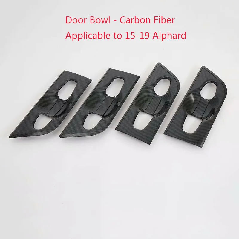 Applicable To 15-19 Alphard Door Bowl Modified Alphard Door Bowl Cover Decorative ABS Bright Strip Protection Sticker