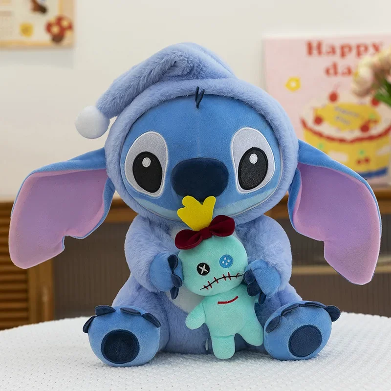 28/80 سنتيمتر ديزني ليلو وستيتش أفخم دمية لعبة من الكارتون أنيمي محشوة Kawaii سكرمب لينة بلوشي الاطفال هدايا عيد الميلاد عيد ميلاد Stich