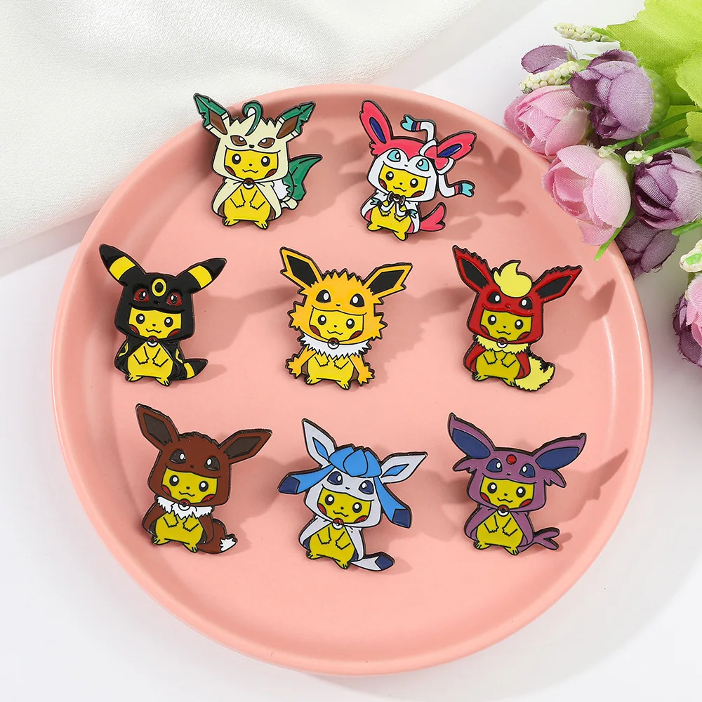 Exquisite Enamel Lapel Pin Badges Playful Pattern Brooches Versatile Bag Clothing Decor Perfect Surprise Present for Friends