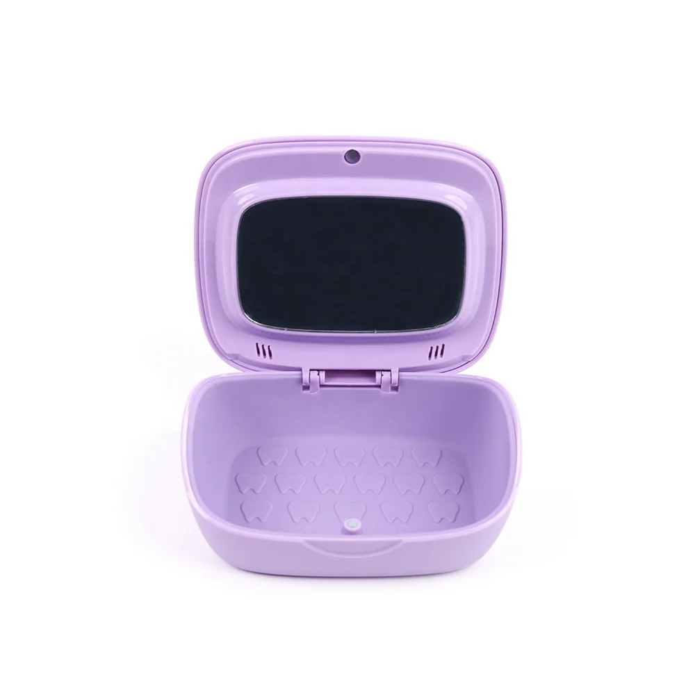 Double Layer Guard Box Soak Container with Lid Mirror and Aligner Removal Tool Portable Storage Retainer Case s