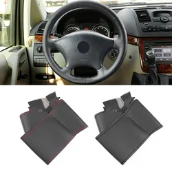 Car Steering Wheel Leather Cover For Mercedes Benz Viano W639 2003-2010 Vito 2003-2014 Sprinter 2006-2013 VW Crafter 2006-2016