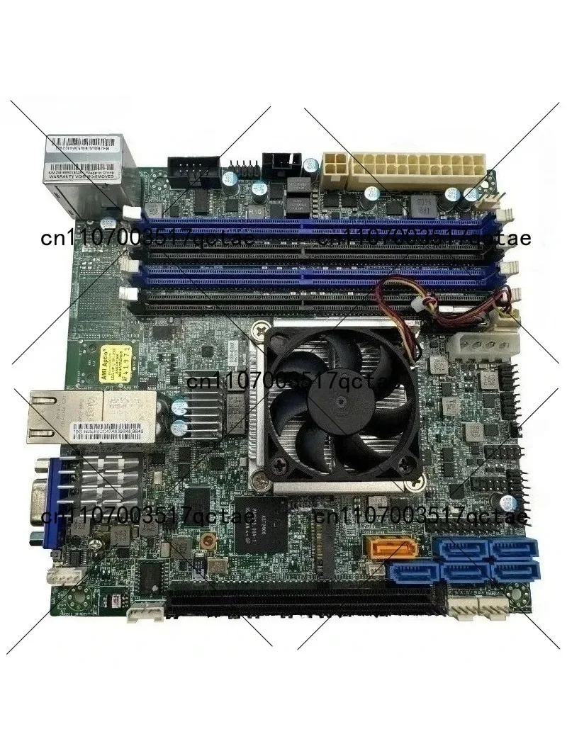 Server Motherboard X10SDV 4C TLN2F Dual 10Gb Ethernet Network Storage System NAS Board with D1521/D1581 CPU Support RAID 0/1