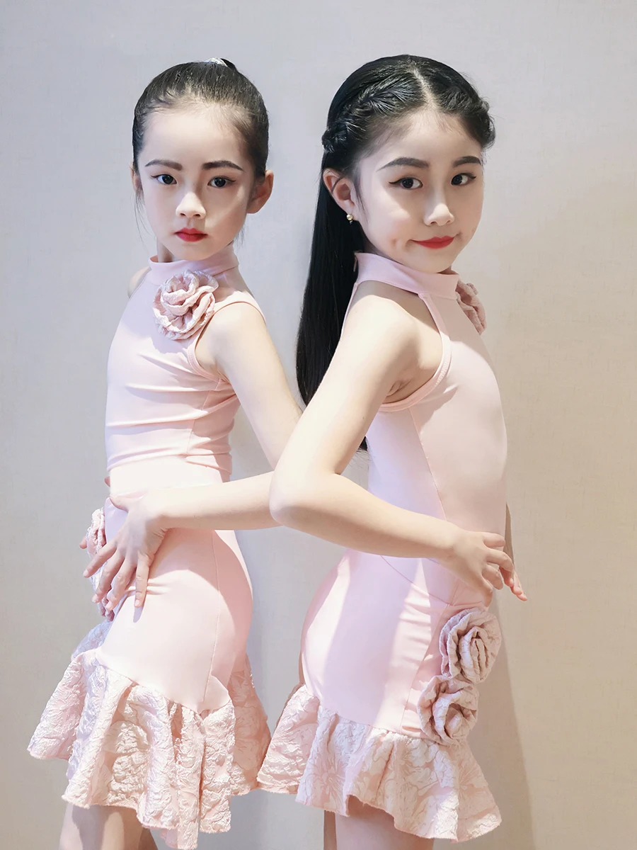Performance costumes Latin dance practicecostumes girls and childrens performance dance sets professional and high-end new style