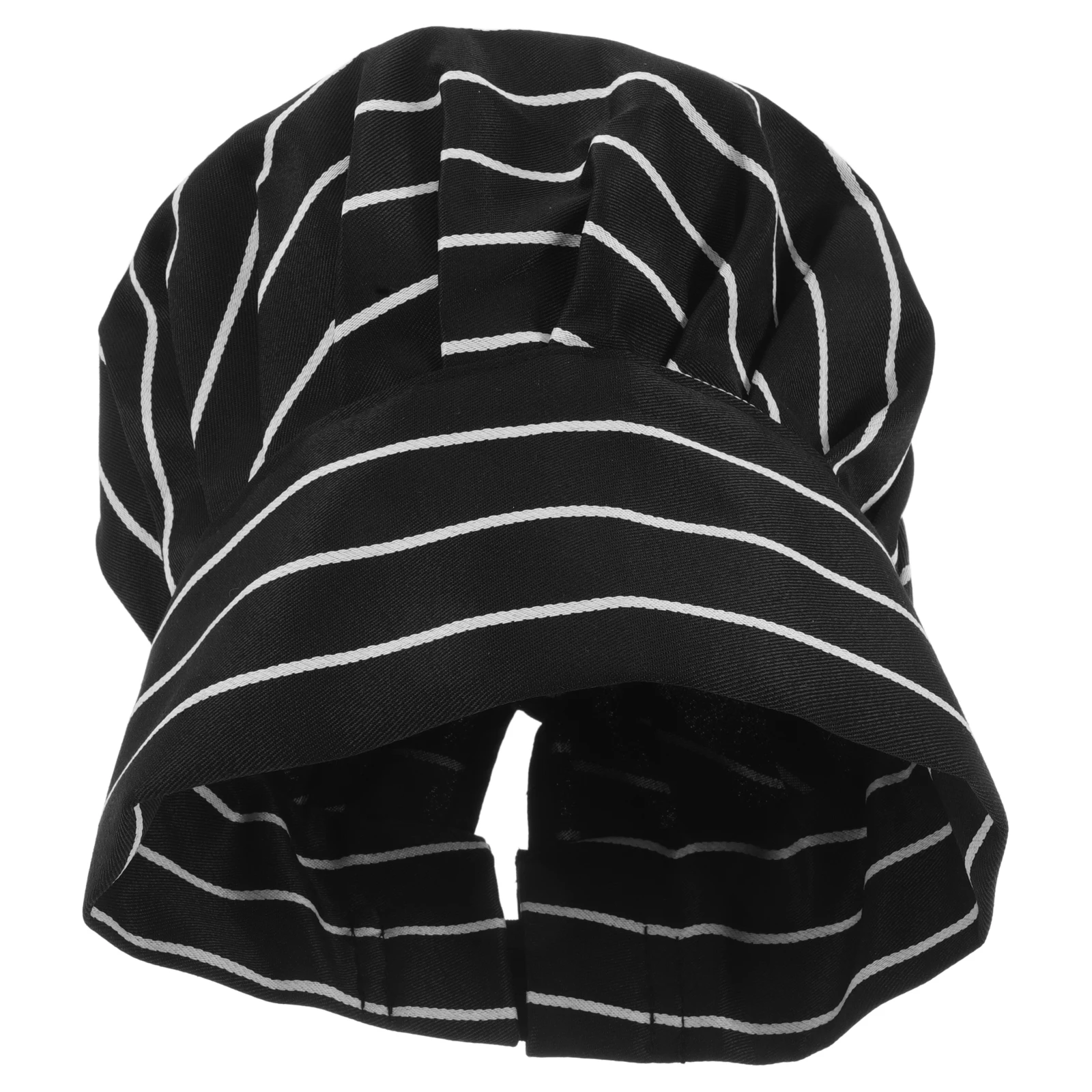 

Chef Work Pleated White Cotton Adjustable Adult Cooking Cap Kitchen Chef Hat Women Cook Hat Durable Breathing Uniform