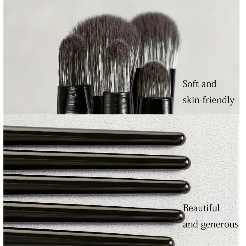 8pcs Eyes Makeup Brushes Set Professional Soft Contouring Eyeshadow Eyeliner Eyebrow Brush Facial Beauty Cosmetic Brushes Tool